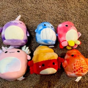 Lot of 5 inch squishmallows